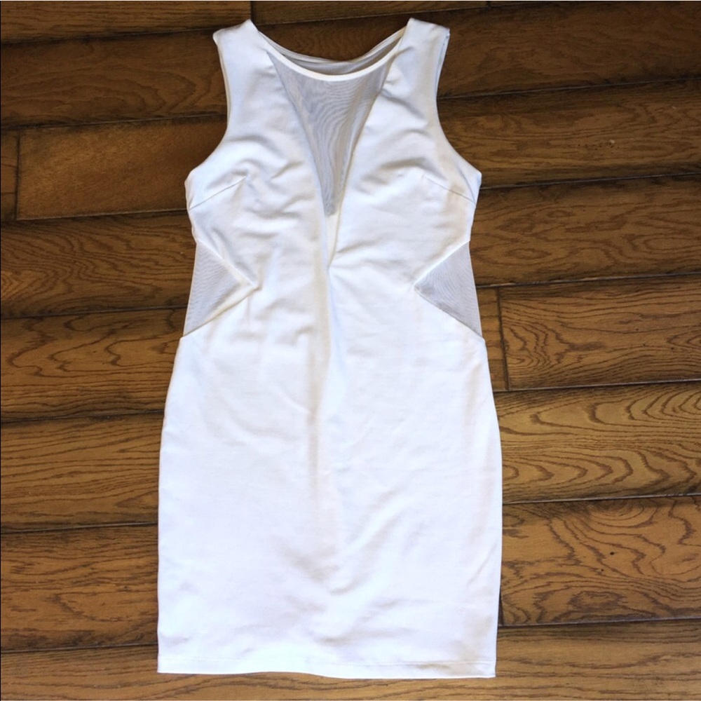White bebe dress